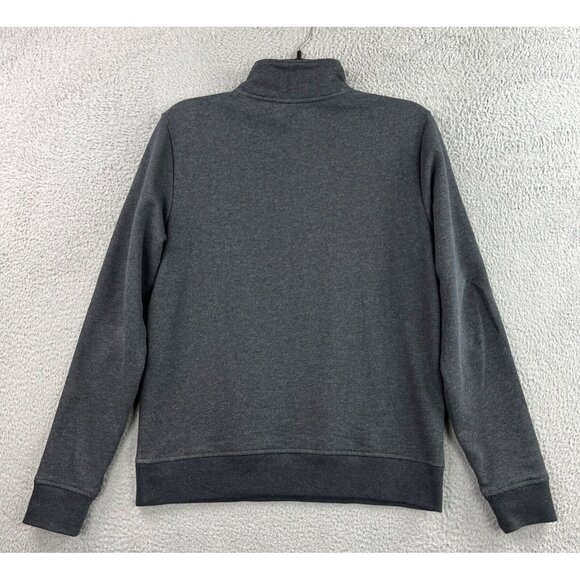 Revtown 1/4 Zip Sweatshirt Mens Medium Gray Mock Neck Fleece Comfort Minimalist - Picture 9 of 16